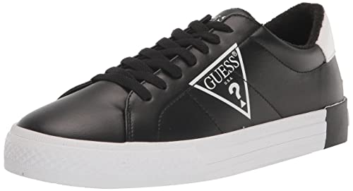 GUESS Herren Sevan Sneaker, Schwarz/Weiß 002, 46 EU von GUESS