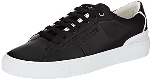 GUESS Herren TODI Low CARRYOVER Sneaker, Black White, 40 EU von GUESS