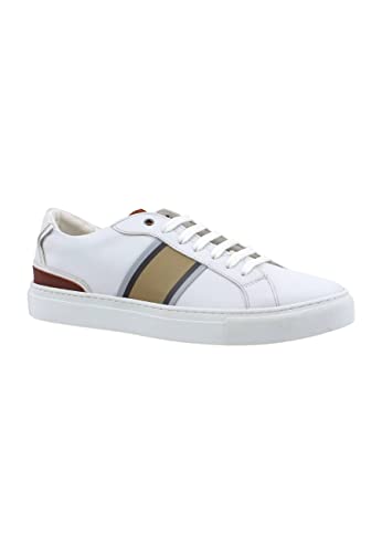 GUESS Herren TODI Low Sneaker, Weißer Beige, 40 EU von GUESS