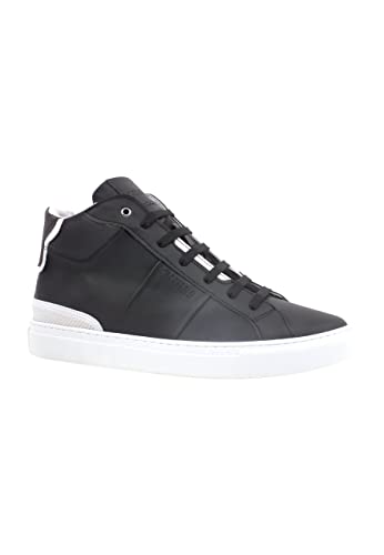 GUESS Herren TODI MID CARRYOVER Sneaker, Black White, 40 EU von GUESS