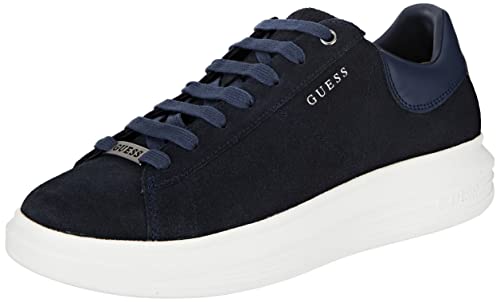 GUESS Herren VIBO Sneaker, blau, 42 EU von GUESS