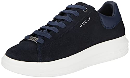 GUESS Herren VIBO Sneaker, blau, 43 EU von GUESS