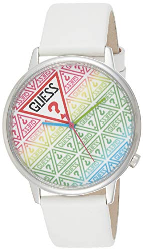 Guess Damen Analog Quarz Uhr mit Silikon Armband V1020M1 von GUESS