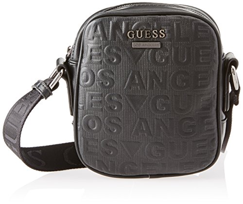 Guess Hm6109pol73, Herren Schultertasche, Schwarz (Nero), 4x18x14.5 cm (W x H L) von GUESS