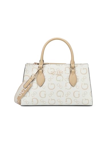 Guess NICHOLE SATCHEL Handtasche, WHI, Einheitsgröße von GUESS