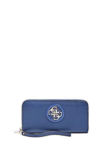 Guess Open Road Slg Large Zip Around, Damen Geldbörse, Orange (Cnr Orange) von Guess