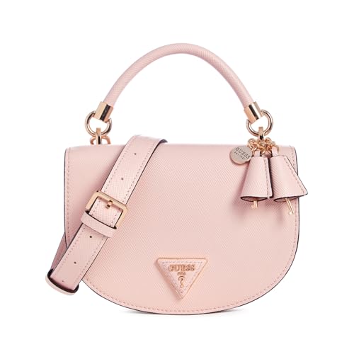 GUESS Saddle Bag Gizele Mini Saddle Crossbody Light Rose One Size, Einheitsgröße, (VG919577-LTR) von GUESS