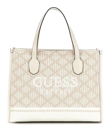 Guess Silvana 2 Compartment Tote Stone Multi von GUESS