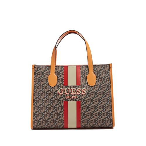 GUESS Silvana Handtasche 33.5 cm, Silber von GUESS