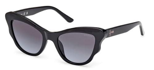 GUESS Unisex GU00228 Sonnenbrille, Shiny Black, 47 von GUESS
