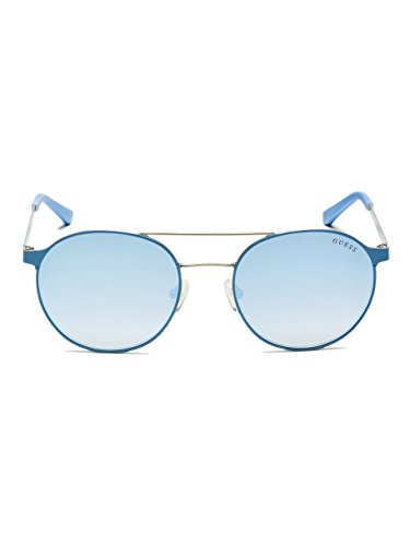 Guess Unisex-Erwachsene GU3023 86X 52 Sonnenbrille, Türkis (Azzurro), 52 von GUESS