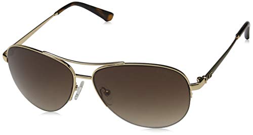 GUESS Unisex-Erwachsene GU7468 32F 59 Sonnenbrille, Gold (ORO/Marrone Grad) von GUESS