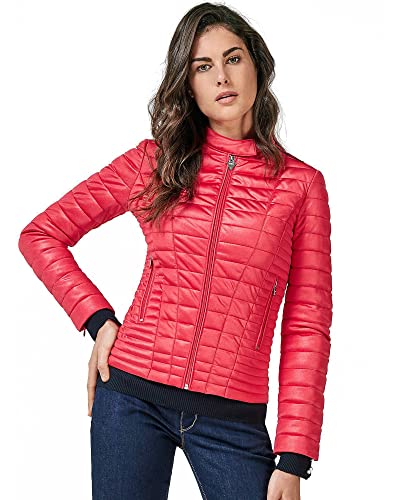 Guess Vona Damen Jacke W83L15 K7EU0 G586 Red Wildheart XL von GUESS