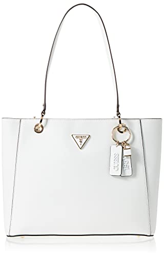 GUESS Women Noelle Noel Tote Bag, Weiß von GUESS