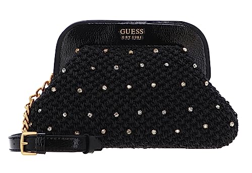 GUESS Women Sicilia SMALL Frame Clutch Bag, BLA von GUESS