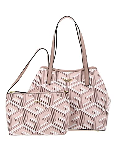 GUESS Women Vikky Tote Bag, Blasse Rose-Logo von GUESS