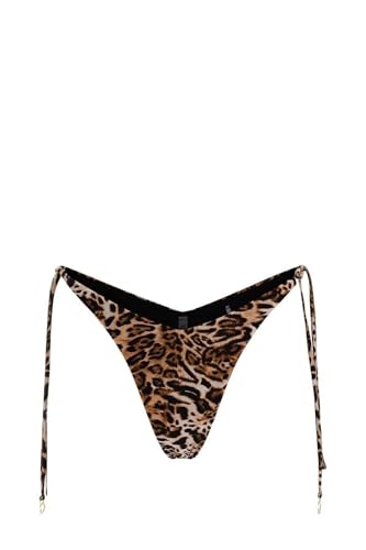 GUESS Women's Drawstring Side Tie V Shape Bikini Bottoms von GUESS