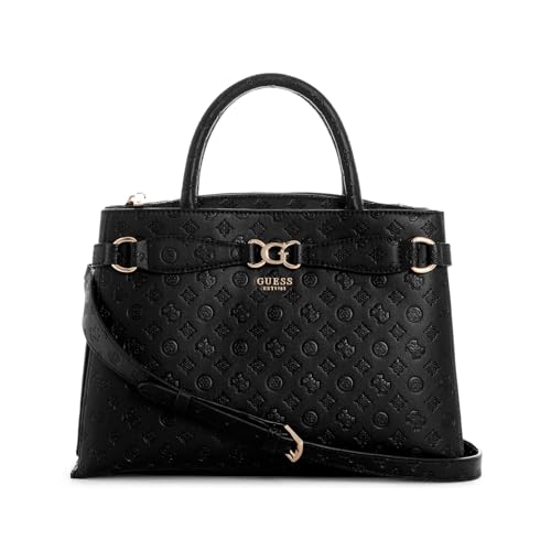 GUESS Arlena Girlfriend Satchel Black Logo von GUESS