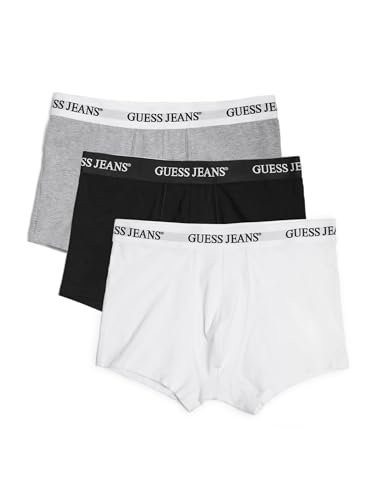 INTIMO PARIGAMBA Uomo GUESS JEANS M4BZ48 K6YW1 - 3 PACK TRUNK FN20 WHITE/BLACK/GREY INTIMO PARIGAMBA Uomo GUESS JEANS M4BZ48 K6YW1 - 3 PACK TRUNK FN20 WHITE/BLACK/GREY von GUESS