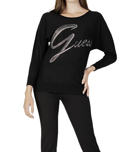 Maglione donna Guess Sophie Bat sleeve logo black E24GU59 W3BR25Z2NQ2 L von GUESS