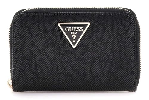GUESS Laurel SLG Medium Zip Around Wallet Black von GUESS