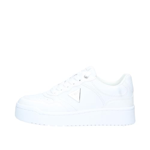 Scarpe donna sneaker Guess Miram in ecopelle white DS24GU13 FLPMIRELE12 36 von GUESS