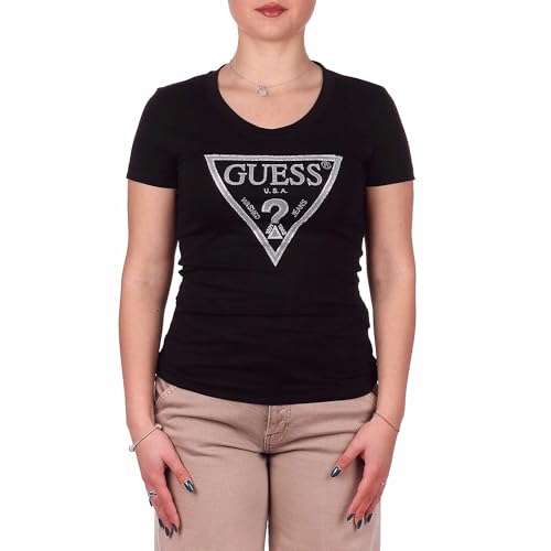 T-SHIRT Donna GUESS W5RI11 J1314 JBLK von GUESS