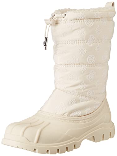 WHITELISTED Damen Amoro Stiefelette, cremefarben, 38 EU von GUESS