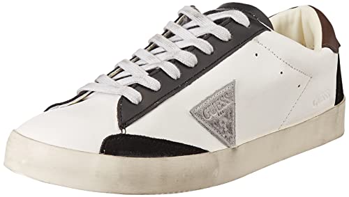 WHITELISTED Herren Lodi Gymnastikschuh, Weiß Schwarz, 40 EU von GUESS