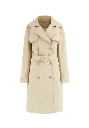 guess Trenchcoat Damen Asien, beige, 38 von GUESS