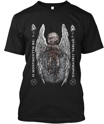 NWT Deathspell Omega SI monvmentvm reqvires, circvmspice Band Logo T-Shirt S-4XL BlackL von GUEWBF