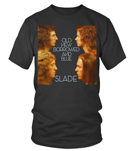 Old Borrowed and Blue Unisex Cotton T-Shirt Slade Dave Hill Noddy Holder Black3XL Old Borrowed and Blue Unisex Cotton T-Shirt Slade Dave Hill Noddy Holder Black3XL von GUEWBF