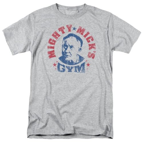 Rocky Mighty Micks Gym T Shirt Mens Boxing Movie Balboa Sport Gray GreyL Rocky Mighty Micks Gym T Shirt Mens Boxing Movie Balboa Sport Gray GreyL von GUEWBF