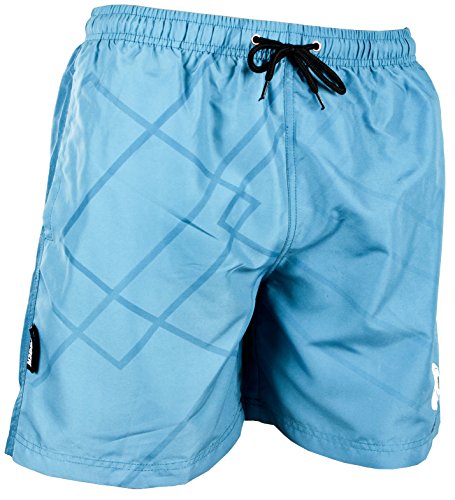 GUGGEN Mountain Badehose für Herren Schnelltrocknende Badeshorts Beachshorts Boardshorts Schwimmhose Männer Blau XXL von GUGGEN Mountain