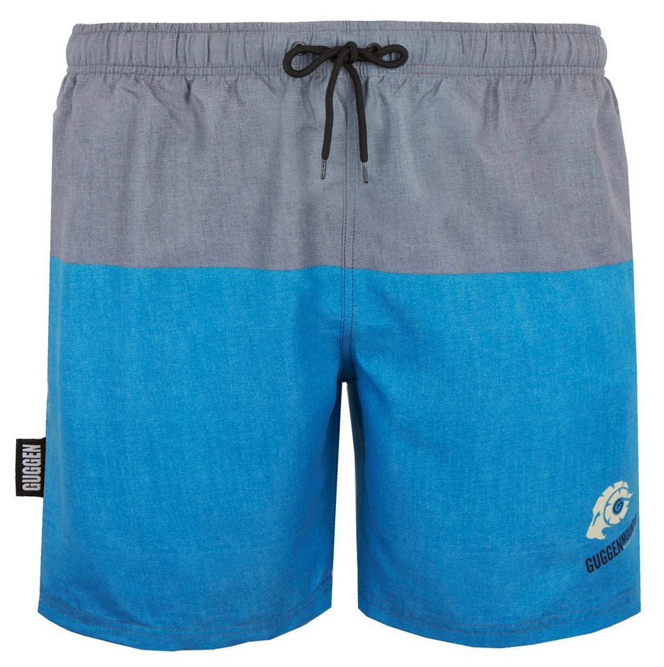 GUGGEN Mountain Badehose Badehose Herren Badeshorts Schnelltrocknend Boardshorts Beachshorts Streifen Karriert Badeshorts mit Kordel Gummizug Innenslip von GUGGEN Mountain