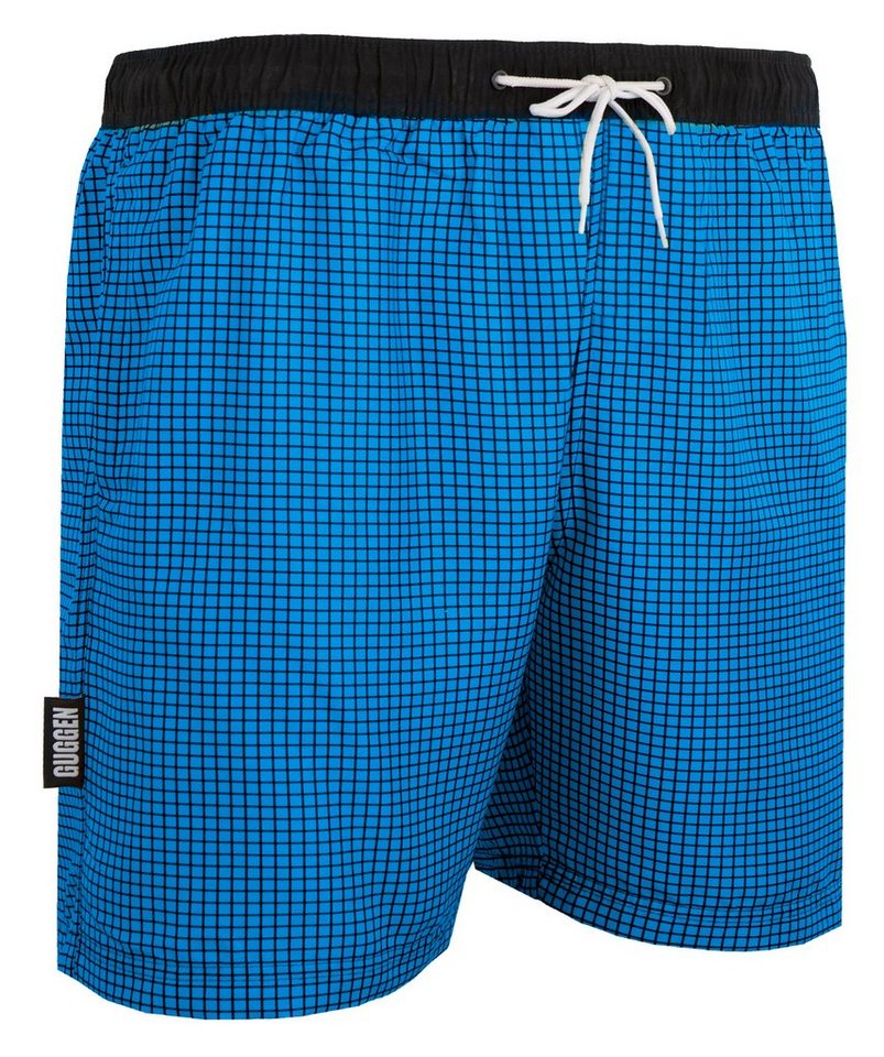 GUGGEN Mountain Badehose Badehose Herren Badeshorts Schnelltrocknend Boardshorts Beachshorts Streifen Karriert Badeshorts mit Kordel Gummizug Innenslip von GUGGEN Mountain