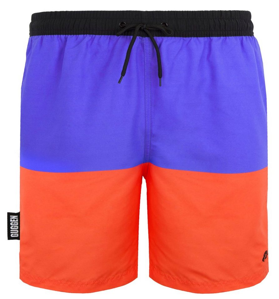 GUGGEN Mountain Badehose Badehose Herren Badeshorts Schnelltrocknend Boardshorts Beachshorts Streifen Karriert Badeshorts mit Kordel Gummizug Innenslip von GUGGEN Mountain