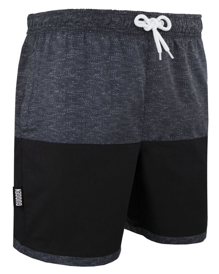 GUGGEN Mountain Badehose Badehose Herren Schnelltrocknende Badeshorts 1805 Kordelzug Beachshorts Boardshorts Schwimmhose Männer mit Muster von GUGGEN Mountain