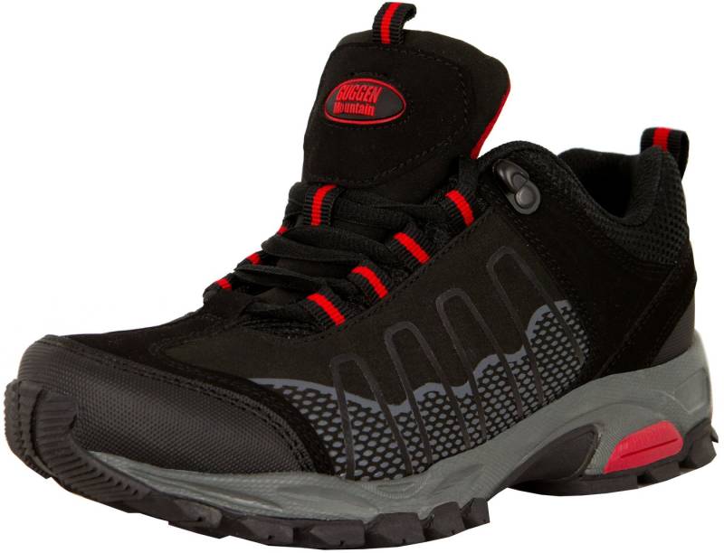 GUGGEN Mountain Damen Wanderschuh T002 Damenwanderschuh Trekkingschuhe Outdoorschuhe Outdoorschuh Wasserabweisend, Verstärkte Schuhspitze, Softshell und Leder Mix von GUGGEN Mountain