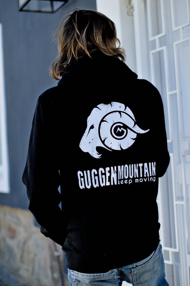 GUGGEN Mountain Hoodie Herren Hoodie Kapuzenpullover Pullover mit Kapuze H06 Reißverschluss Jacke Fleece von GUGGEN Mountain