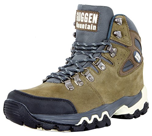 GUGGEN Mountain M008v2 Herren Bergschuhe Wanderschuhe Wanderstiefel Outdoor Schuhe Trekkingschuhe, Braun, EU 40 von GUGGEN Mountain