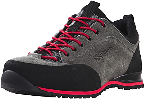 GUGGEN Mountain PT023 Herren Wanderschuhe Trekkingschuhe Outdoorschuhe Wanderstiefel Walkingschuhe wasserdicht mit Membran und Wildleder Farbe Grau EU 41 von GUGGEN Mountain