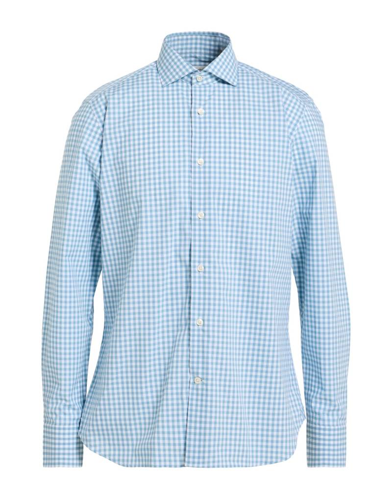 GUGLIELMINOTTI Hemd Herren Azurblau von GUGLIELMINOTTI