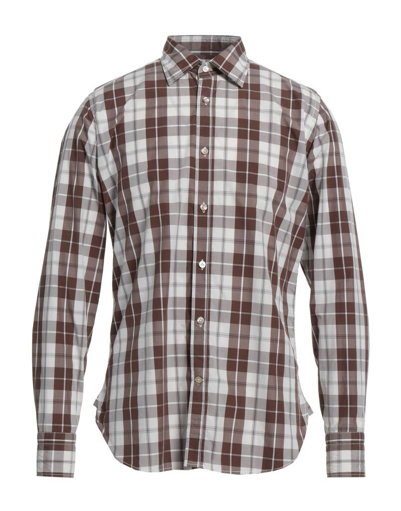 GUGLIELMINOTTI Hemd Herren Braun von GUGLIELMINOTTI