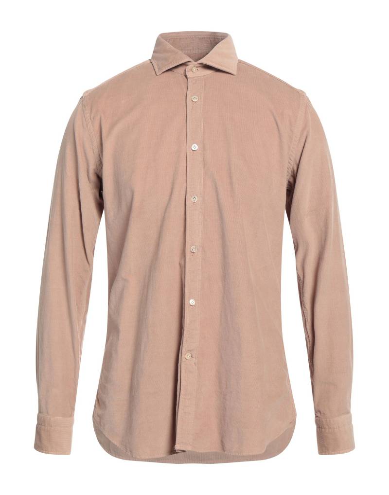 GUGLIELMINOTTI Hemd Herren Hellbraun von GUGLIELMINOTTI