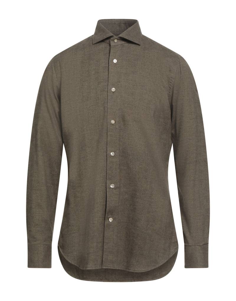 GUGLIELMINOTTI Hemd Herren Militärgrün von GUGLIELMINOTTI