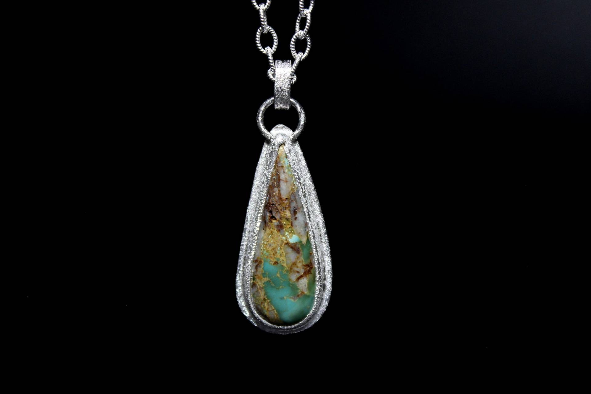 Grün Royston Boulder Türkis Sterling Silber Halskette | Funkelnde Statement-Halskette Boho Minimalist Gugma Schmuck Grün Royston Boulder Türkis Sterling Silber Halskette | Funkelnde Statement-Halskette Boho Minimalist Gugma Schmuck von GUGMA