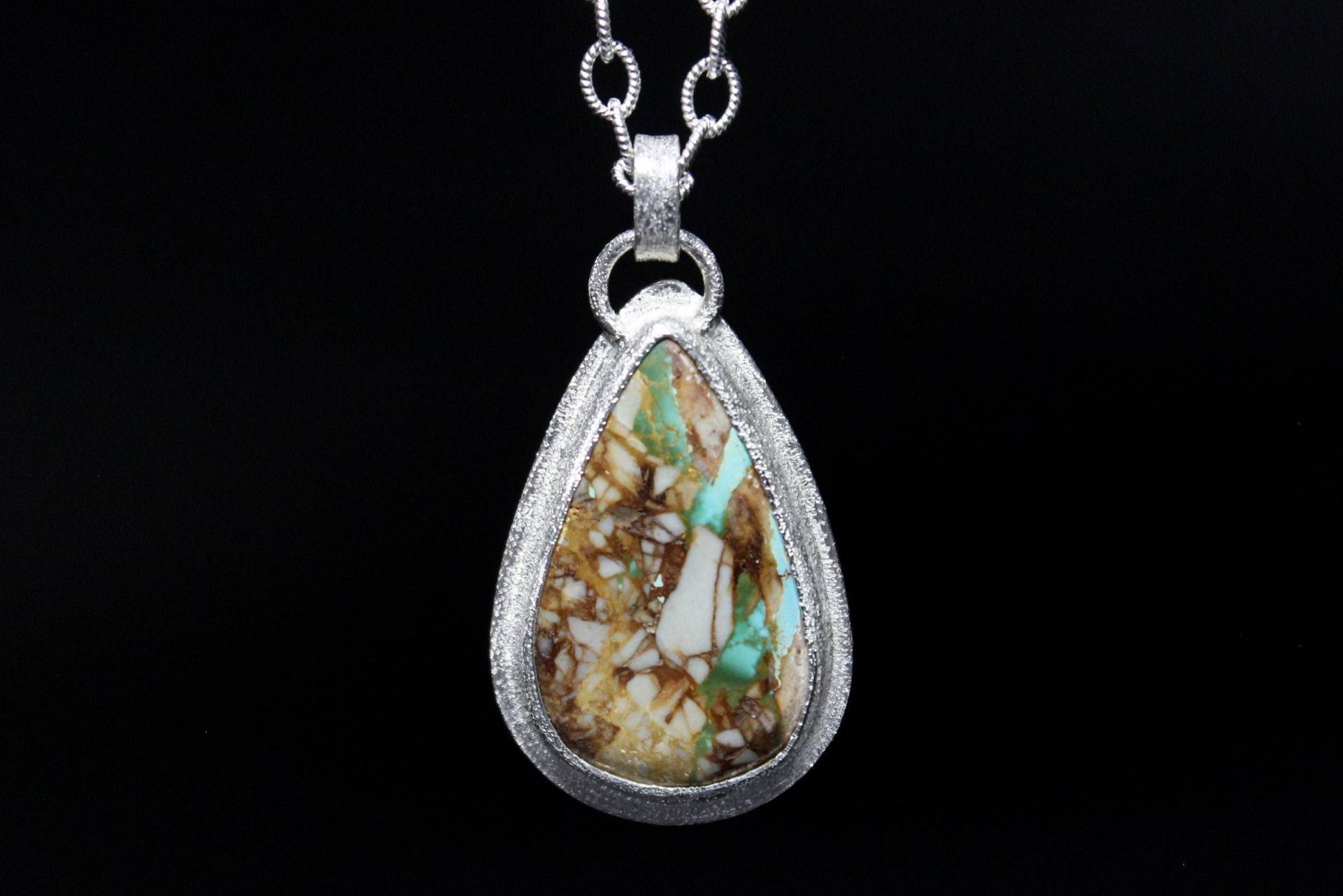 Royston Boulder Türkis Sterling Silber Halskette | Funkelnde Statement-Halskette Boho Minimalist Gugma Schmuck Royston Boulder Türkis Sterling Silber Halskette | Funkelnde Statement-Halskette Boho Minimalist Gugma Schmuck von GUGMA