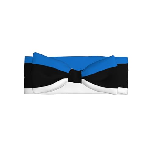Weiches Haarband für Babys, Mädchen, Schleife, niedliche Kopfbedeckung, Flagge von Estland, für Neugeborene, Säuglinge, Kleinkinder von GUHAOT