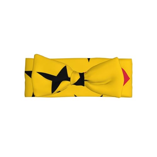 Weiches Haarband für Babys, Mädchen, Schleife, niedliche Kopfbedeckung, Sao Tome & Principe-Flagge, bedruckt, Haarband für Neugeborene, Säuglinge, Kleinkinder von GUHAOT